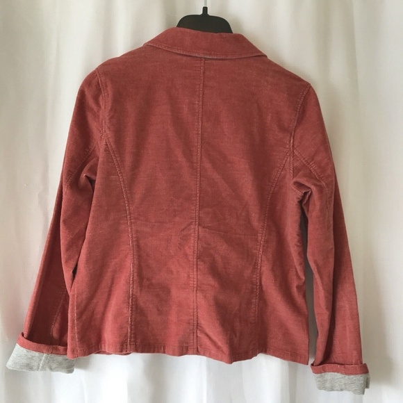 Sundance Women's Corduroy Velvet Blazer Size 6p Jacket Pink Cotton - Picture 8 of 13